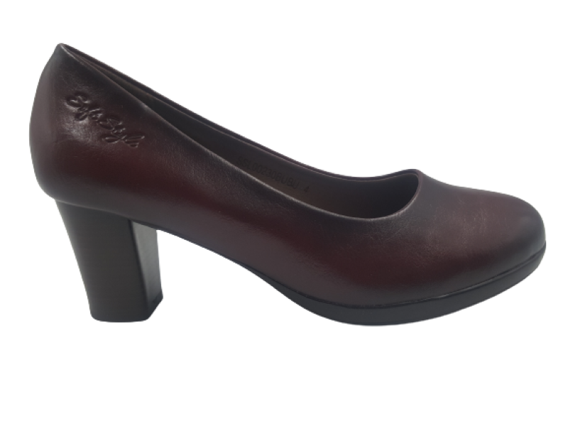 Hush Puppies Soft Style Chelan Burgundy Shoe Emporiuim