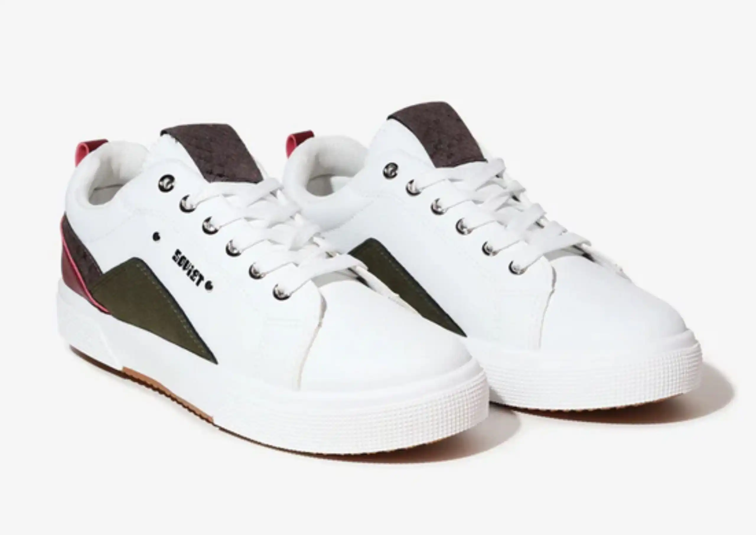 SOVIET L-COCO BLANCO S-0933 SNEAKER WHITE PURPLE - Shoe Emporiuim