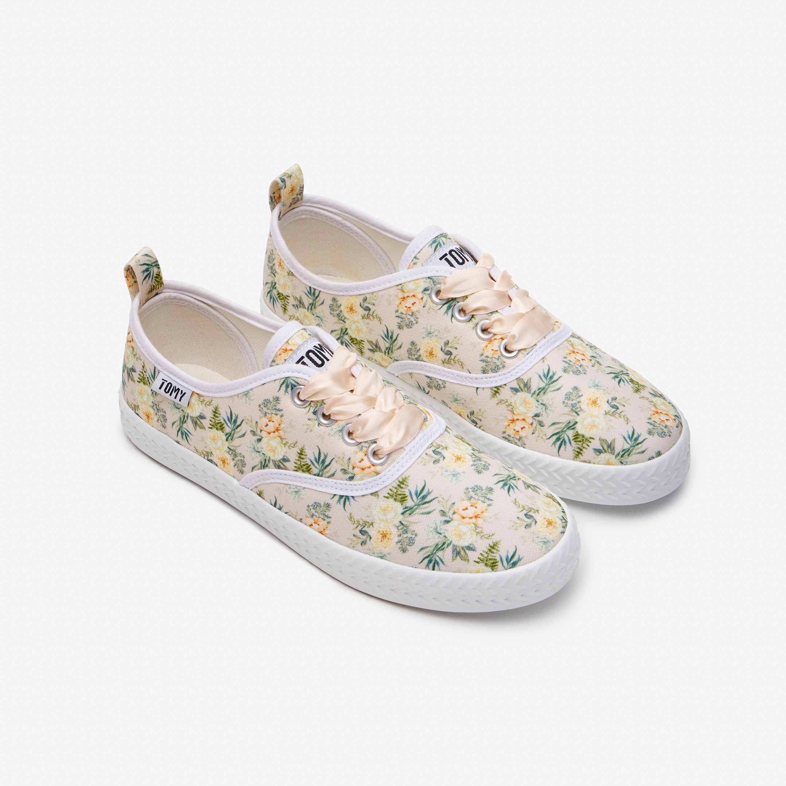 Tomy Whitley Beige Floral 5892934 - Shoe Emporiuim